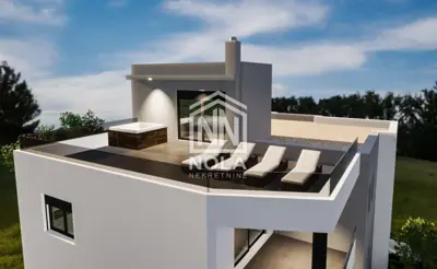 Apartman 129 m², Vodice - krovna terasa i 2 parkirna mjesta
