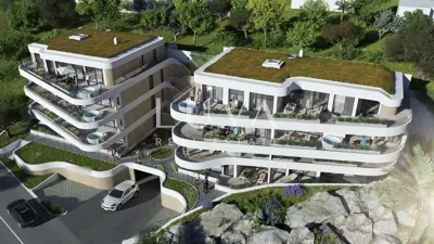 Penthouse 172.2 m², Volosko - jacuzzi on the terrace and view of Kvarner - 8