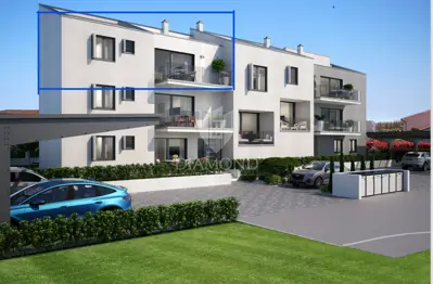 Wohnung 74 m², Poreč - Meerblick und Terrasse