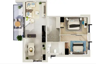 Wohnung 74 m², Poreč - Meerblick und Terrasse - 12
