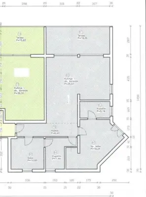 Wohnung 132 m², Crveni Vrh - 130 m vom Meer, Aufzug - 20