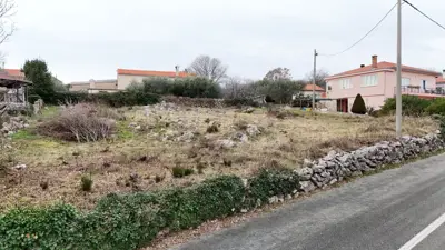 Građevinsko zemljište, Risika na Krku - otvoren pogled na more - 7