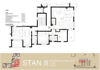 Apartment with 2 bedrooms, new build Primošten - 17