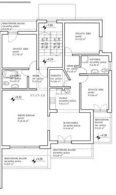 Wohnung 103 m², Žnjan - Meerblick und 4 Balkone - 19