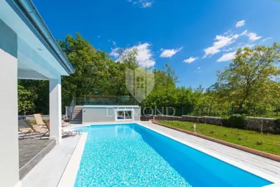Villa 1109 m², Labin Umgebung - Pool und Sommerküche - 5