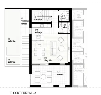 RIJEKA, KOSTRENA - Exclusive duplex apartment 163,89 m², new construction with - 7
