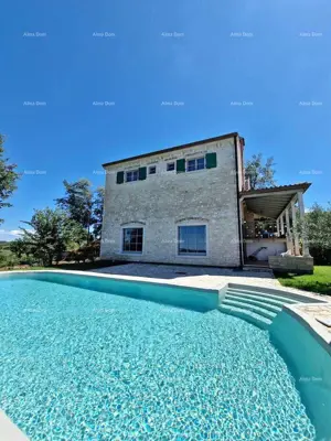 Stone villa with pool in Vižinada
