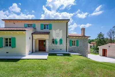 Pazin, Umgebung, wunderschöne rustikale Villa mit Blick auf die Natur - 4