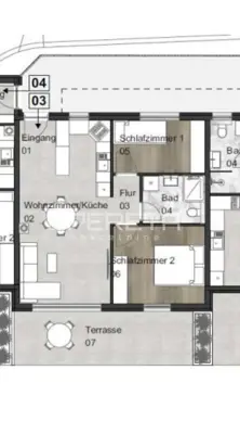 Apartment 74.6 m², Tar - ground floor, terrace and pool - 2