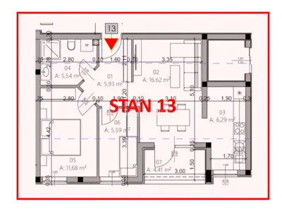 Apartment on the 2nd floor of a new building in Pula - 15