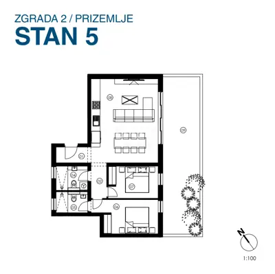 Wohnung zum Kauf in Jezera, 75 m² - 2