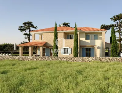 Steinvilla mit Pool, Vižinada - ruhige Umgebung