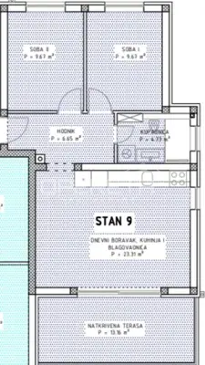 Apartment 81 m², Murvica near Zadar - rooftop terrace - 14