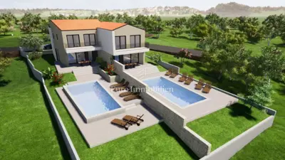 Bauland 830 m², Malinska - ruhige Lage - 3