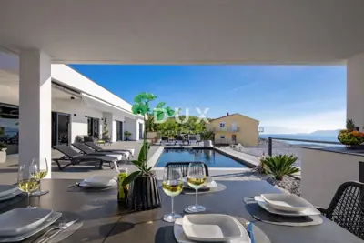 Vila 186 m², Crikvenica - bazen i panoramski pogled na more - 8
