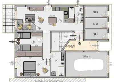 Apartment 79 m², Kaštanjer Pula - new complex - 7