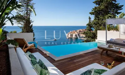 Vila 500 m², Dubrovnik Ploče - pogled na stari grad