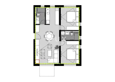 Stan 71 m², Vodice - pogled na more i zadnja etaža - 7