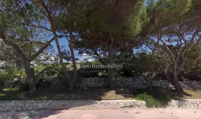 Pag Island - building plot by the road with greenery - 2