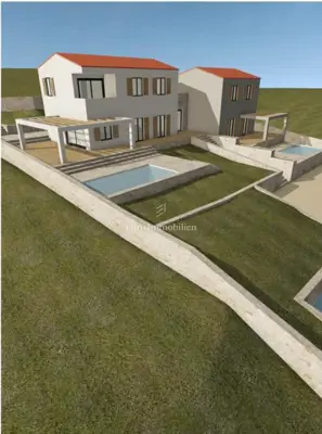 Nerezine - building plot with sea view - 4