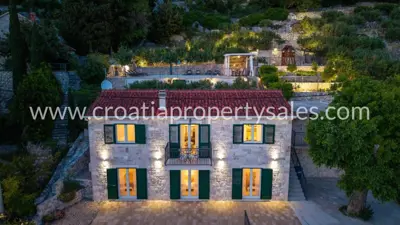 Stone villa in Omiš, pool and sea view - 14