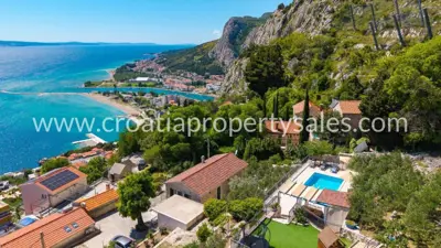 Stone villa in Omiš, pool and sea view - 6