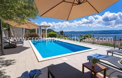 Stone villa in Omiš, pool and sea view - 5