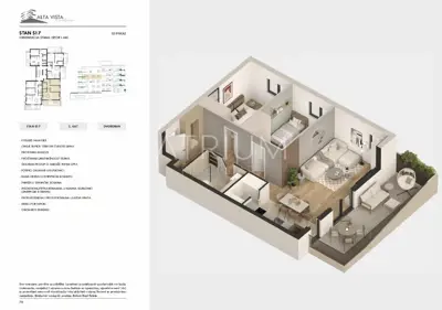 Stan 84,93 m², Seget Donji - panoramski pogled na more - 17