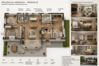 VELIKA GORICA, MALA BUNA - Geräumige 4-Zimmer-Wohnung mit 293 m² Gartenfläche, in
