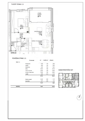 Apartment 75 m², Cres - strict center, 50 m from the sea - 12