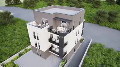 Under construction apartment, Podsused - Vrapče, balcony and functional layout - 3