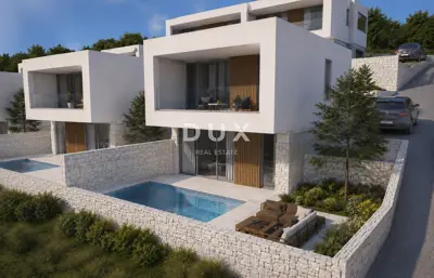 Kvarner, Crikvenica, kuća, 71,80 m², bazen, pogled na more