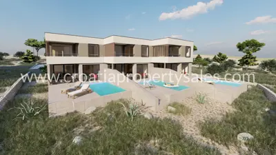 Primošten, neues Projekt mit Pool und drei Duplex-Apartments