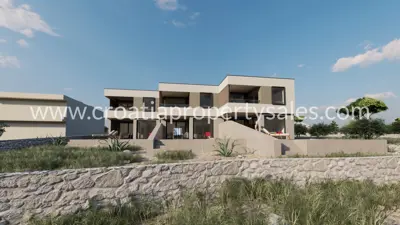 Primošten, new project with a pool and three duplex apartments - 5