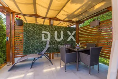Wohnung 37 m², Malinska auf der Insel Krk, Garten und Laube