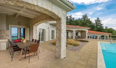 Vila 400 m², Veprinac - panoramski pogled na more - 18