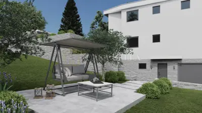 Kuća 273 m², Kostrena - projekt s bazenom i garažom