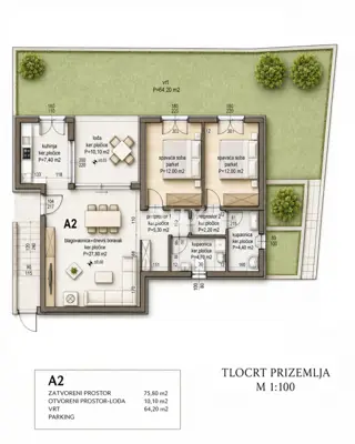 Wohnung, Primošten - Neubau, Garten und Loggia - 24
