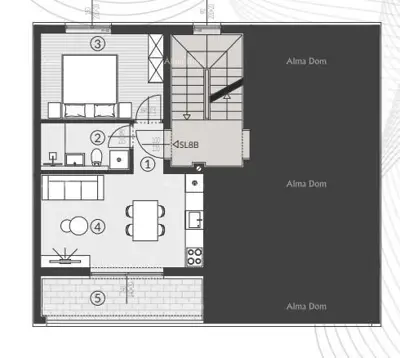 Wohnung in Štinjan, 1. Stock, Terrasse und Parkplatz - 15
