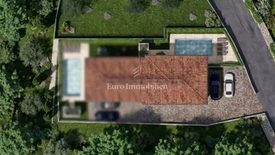 Dvojna kuća 130 m², okolica Malinske, bazen i okućnica - 13