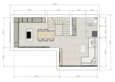 Dvojna kuća 130 m², okolica Malinske, bazen i okućnica - 10