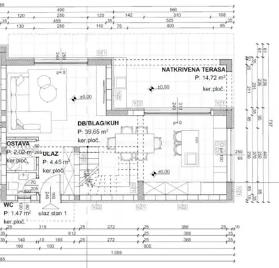 Dvojna kuća 130 m², okolica Malinske, bazen i okućnica - 15