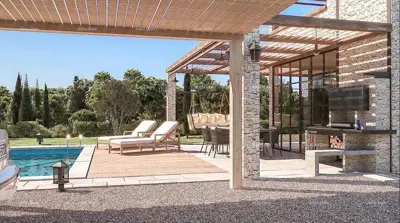Haus im Bau, 200 m², Grundstück 350 m² zu verkaufen, Svetvinčenat - 4