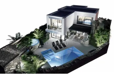 Building plot 1,149 m², Labin area - project for 2 houses - 14