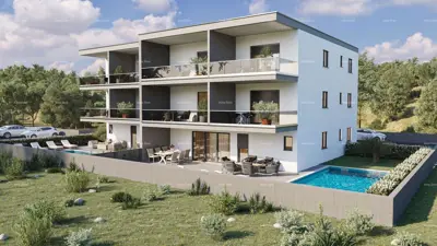 Stan 78 m², Novigrad - novogradnja s terasom 13 m² - 1