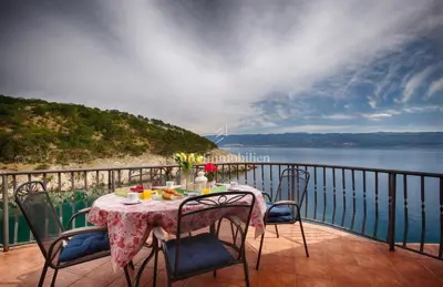 Steinvilla 100 m², Vrbnik - Meerblick - 3