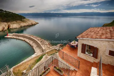 Steinvilla 100 m², Vrbnik - Meerblick - 4