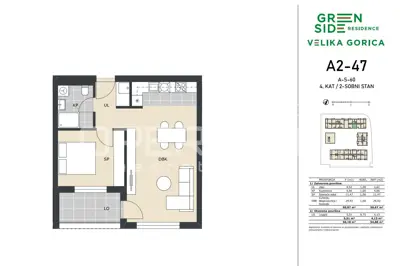 PRODAJA, VELIKA GORICA – NOVOGRADNJA | 2-SOBNI STAN 54,80m² S LOGGIJOM - 9