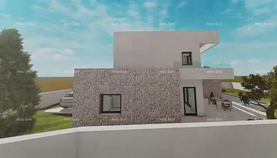 Pavićini, Building plot 800 m² with completed project - 3