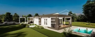 Građevinsko zemljište 446 m², Privlaka - kuća i bazen - 4